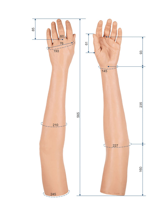 Cosmetic Prosthetic Glove – Women Shape / Arm / Ref. "Alice"