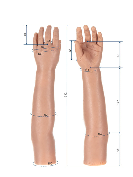 Cosmetic Prosthetic Glove – Children Shape / Arm / Ref. "Ivan"