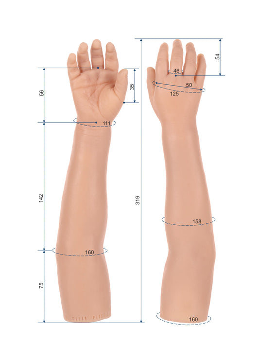 Cosmetic Prosthetic Glove – Children Shape / Arm / Ref. "Andy"