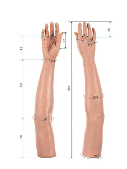 Cosmetic Prosthetic Glove – Women Shape / Arm / Ref. "Christine"