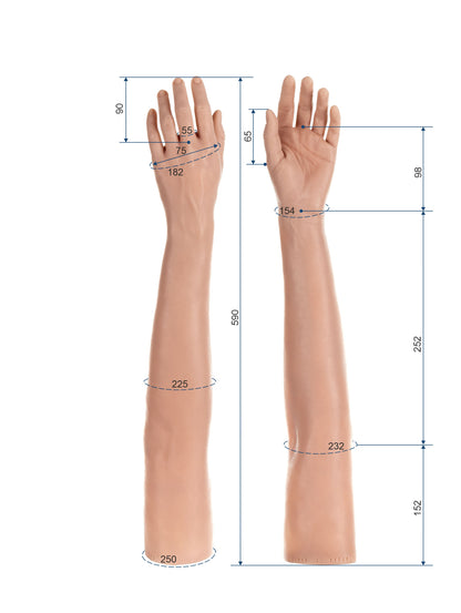 Cosmetic Prosthetic Glove – Women Shape / Arm / Ref. "Elena"