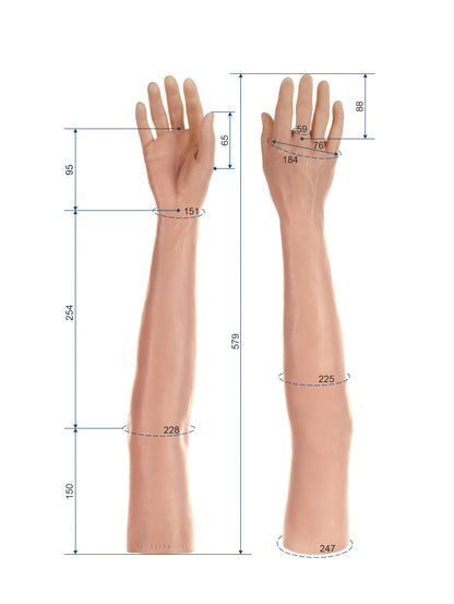 Cosmetic Prosthetic Glove – Women Shape / Arm / Ref. "Elena"