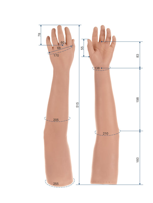 Cosmetic Prosthetic Glove – Children Shape / Arm / Ref. "Agata"