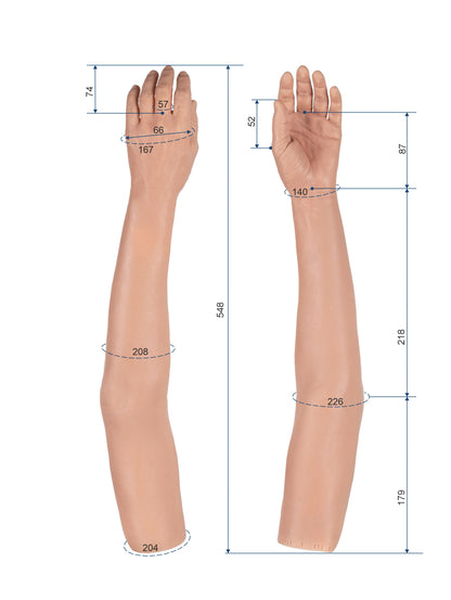 Cosmetic Prosthetic Glove – Women Shape / Arm / Ref. "Nicole"