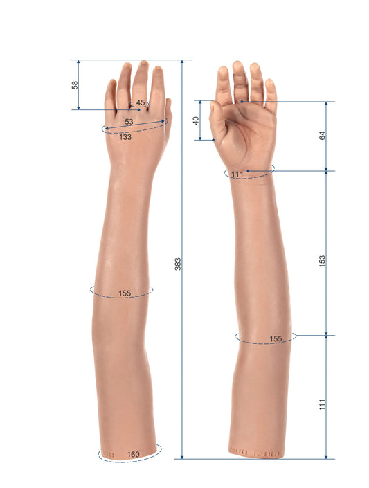 Cosmetic Prosthetic Glove – Children Shape / Arm / Ref. "Nikita"