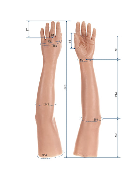 Cosmetic Prosthetic Glove – Women Shape / Arm / Ref. "Ira"